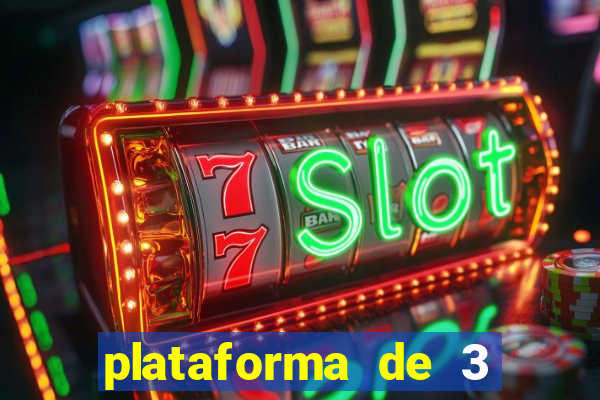 plataforma de 3 reais jogo